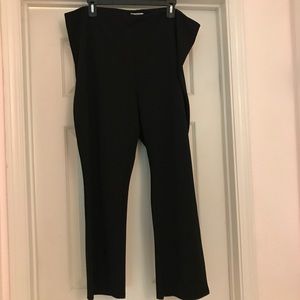 Leith Black Pull-On Pants, Size: 2X Polyester Blend Women’s